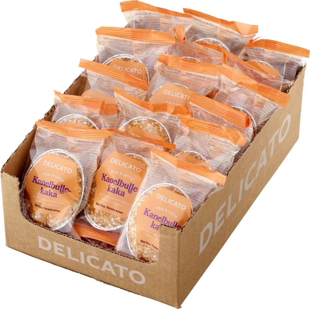Delicato Kanelbullekaka Styckpackade