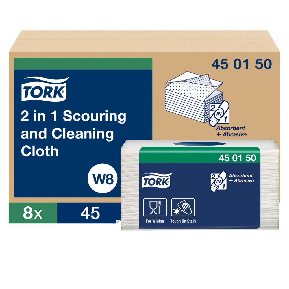 Tork W8 2-i-1 Skrubb- och Rengöringsduk