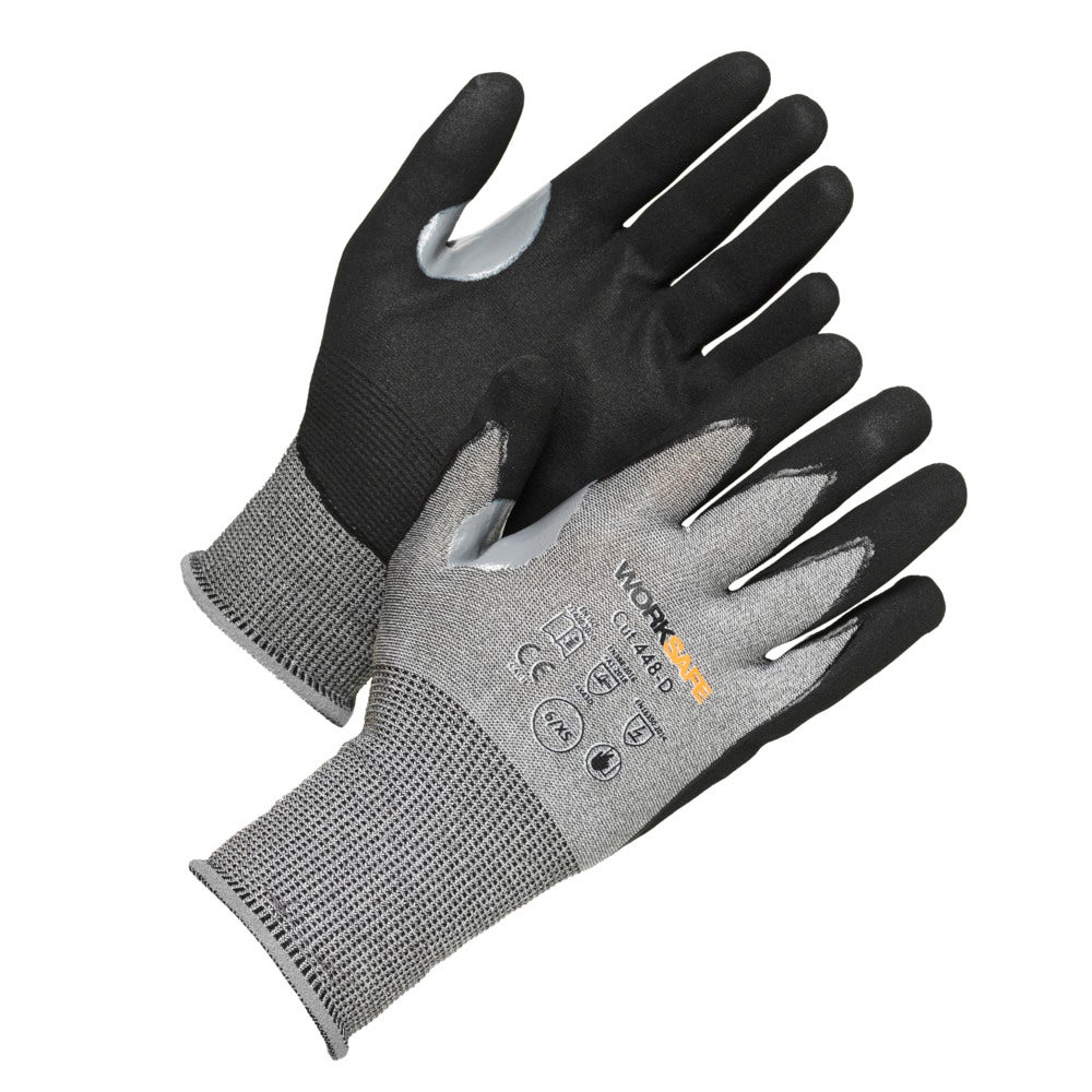 Worksafe Cut 448-D ESD Skärskyddshandske Nitrilbelagd