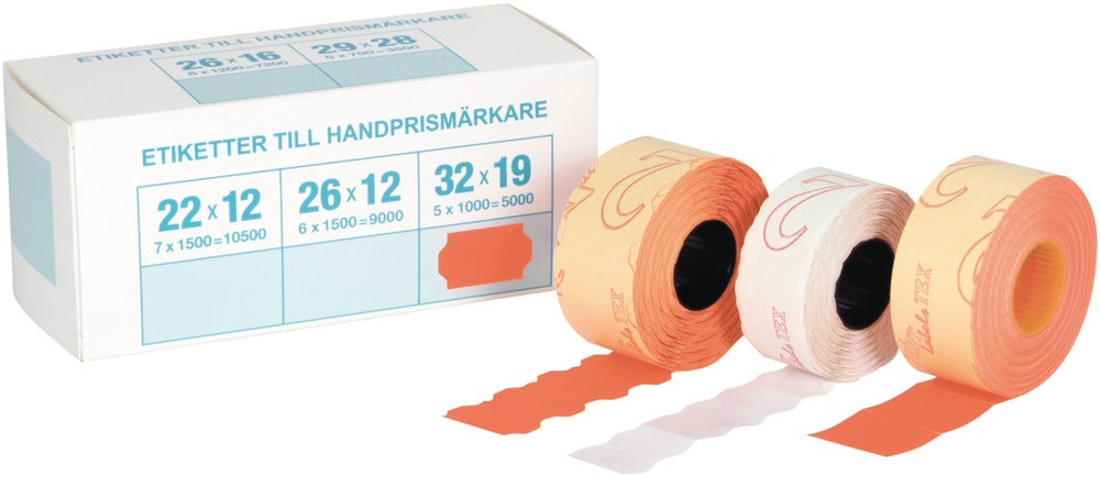 Etiketter för prismärkare