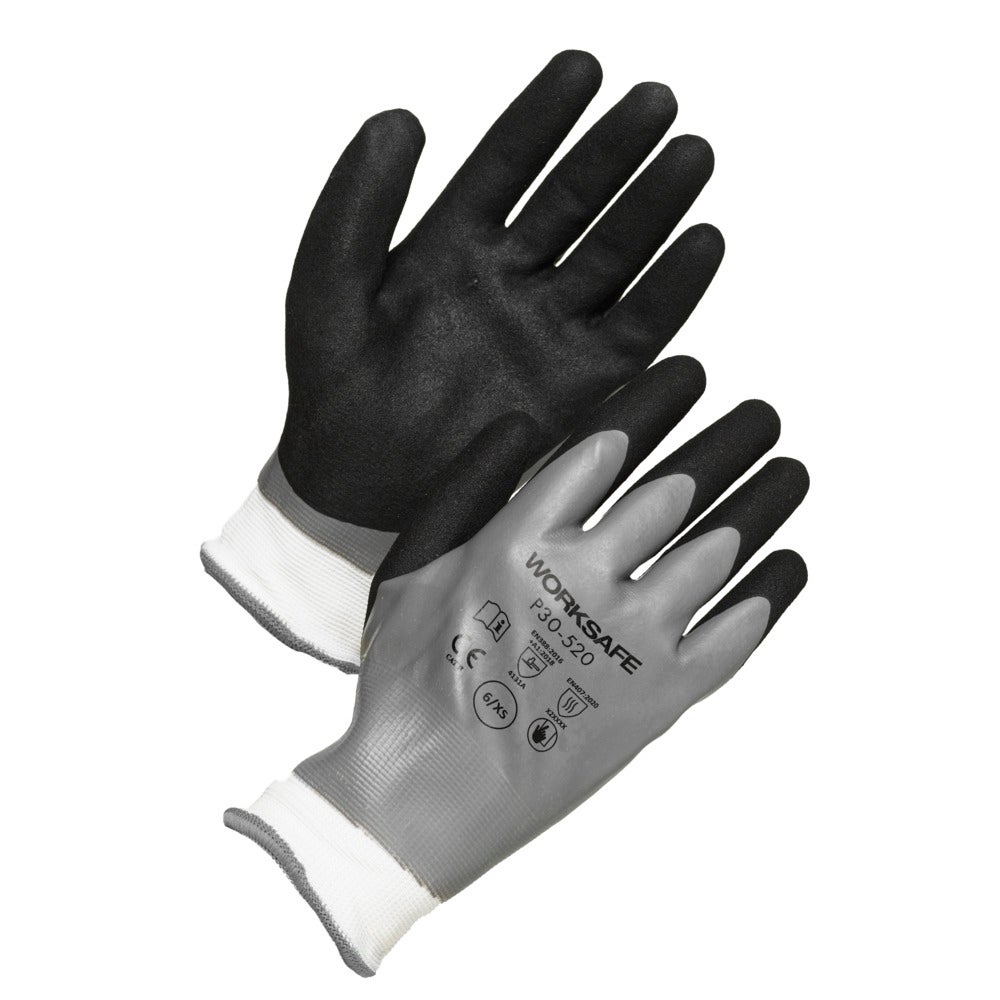 Worksafe P30-520 Nitrilbelagd handske PU-belagd