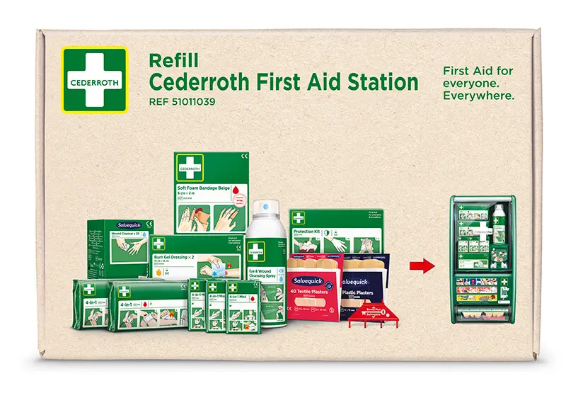 Cederroth Refill Första Hjälpen Station