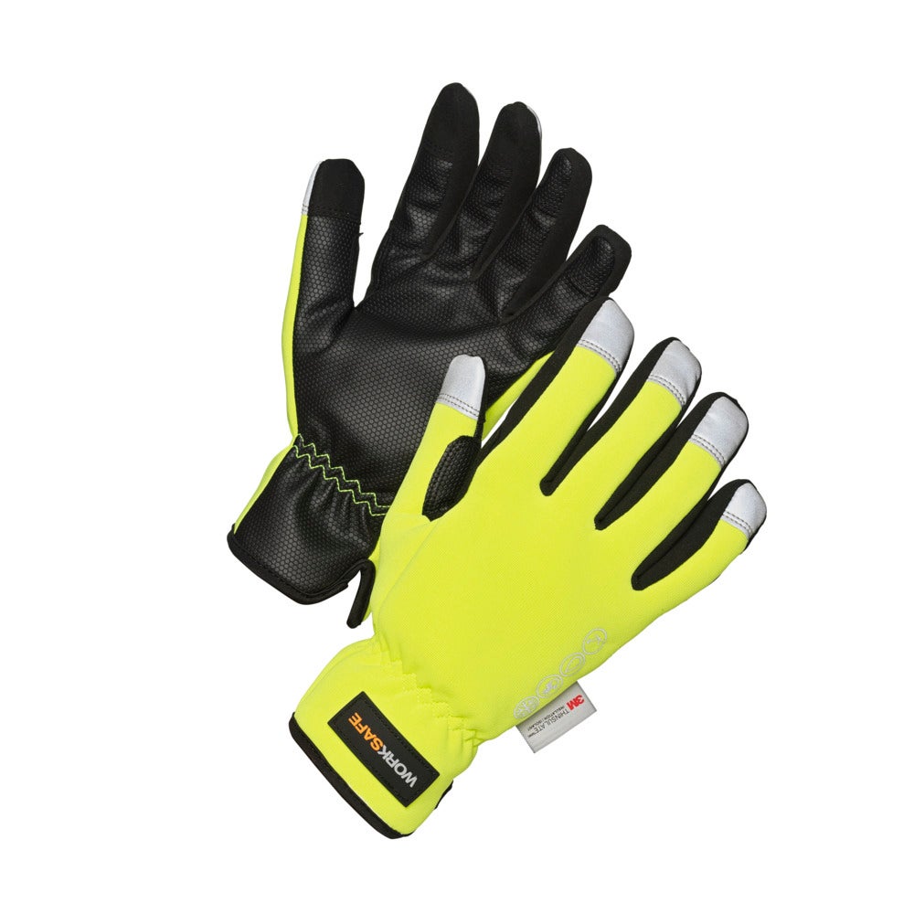 Worksafe Hi-Vis Slip-on Vinterhandske