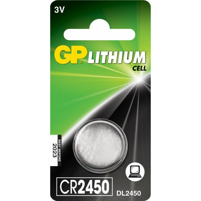 GP Batteri Lithium CR2450 1/p