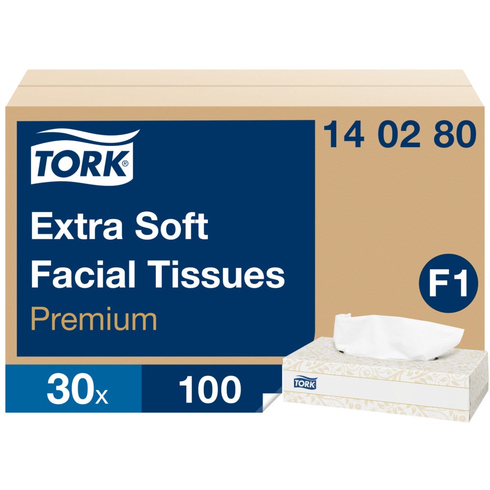 Tork F1 extra mjuk 2 lager Ansiktsservett