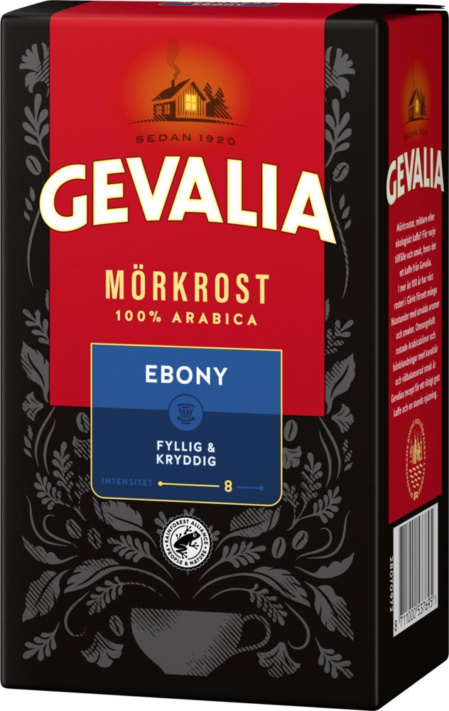 Gevalia Ebony Mörkrostat Kaffe