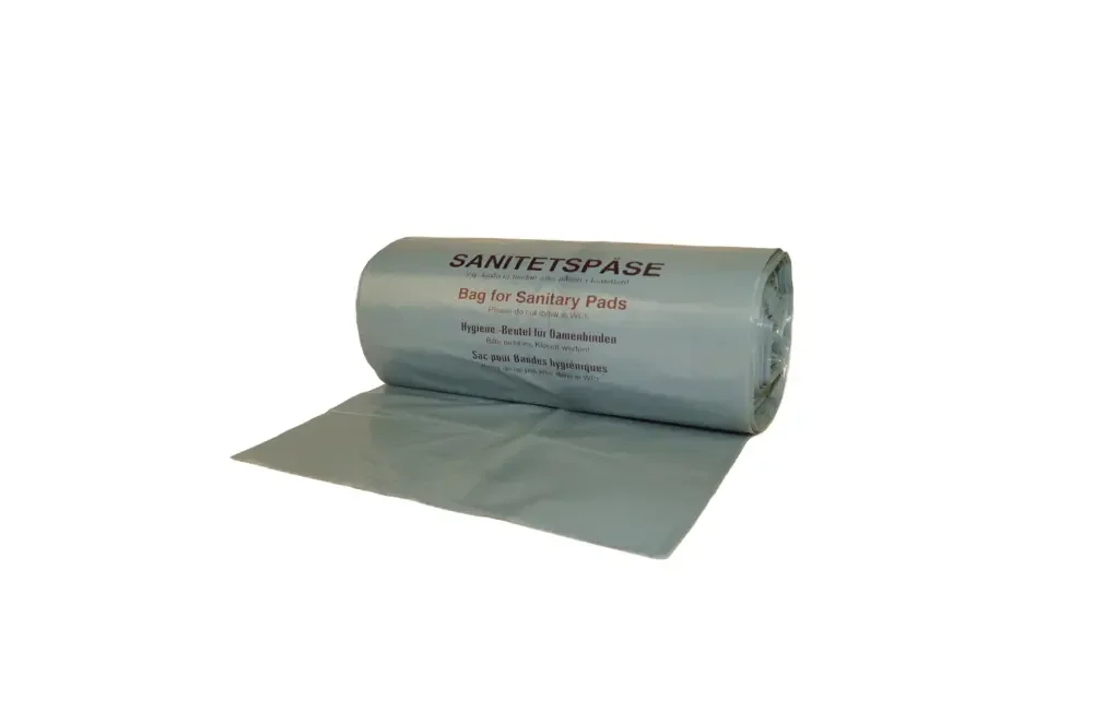 Sanitetspåse med tryck
320x400mm 25my Grå