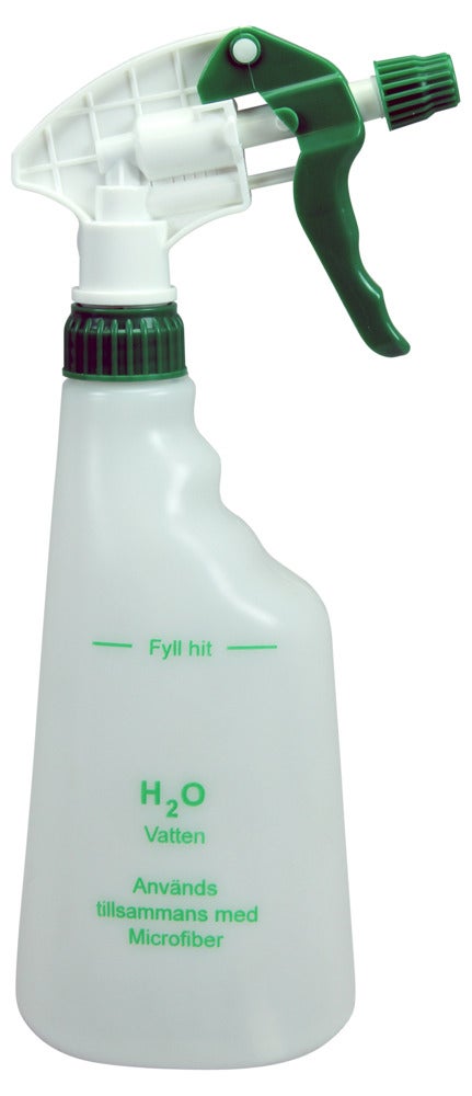 Sprayflaska Text H2O Grön trigger 600ml