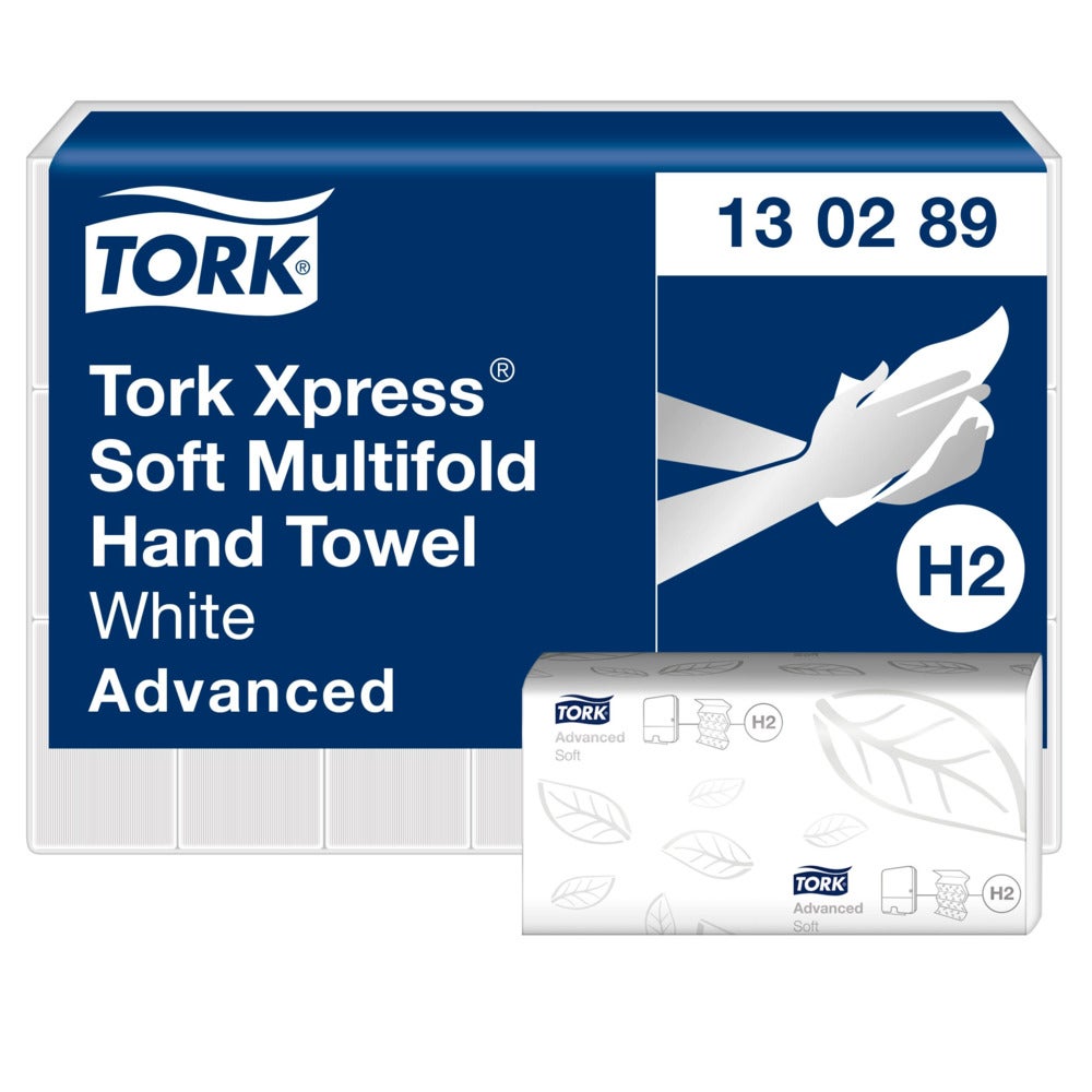 Tork H2 Advanced Xpress 2-lag Z-vikt Handduk