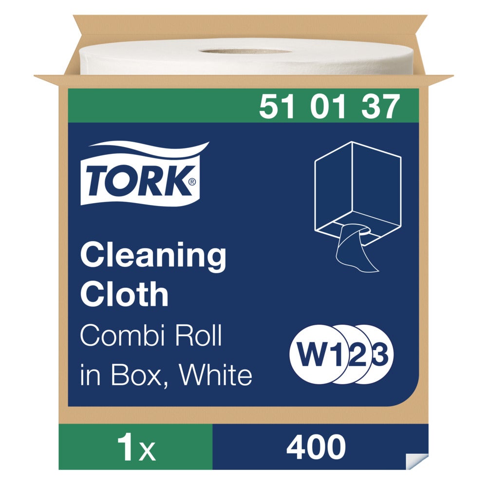 Tork W1/2/3 rulle mjuk Rengöringsduk